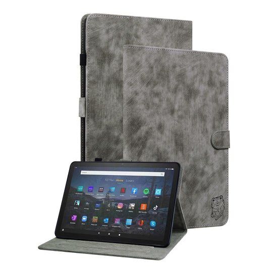 Tiger Pattern Flip Leather Tablet Case, For Amazon Fire Max 11