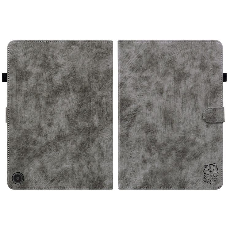 Tiger Pattern Flip Leather Tablet Case, For Amazon Fire Max 11