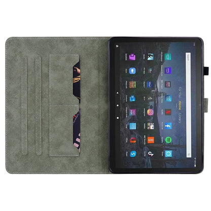 Tiger Pattern Flip Leather Tablet Case, For Amazon Fire Max 11