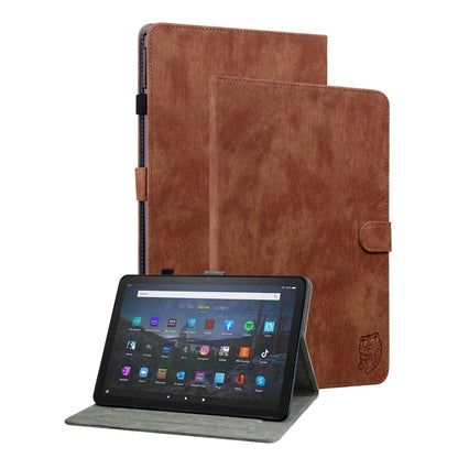 Tiger Pattern Flip Leather Tablet Case, For Amazon Fire Max 11