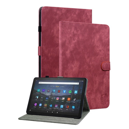 Tiger Pattern Flip Leather Tablet Case, For Amazon Fire Max 11