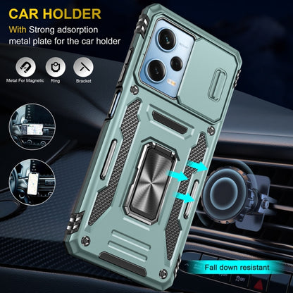 Armor PC + TPU Camera Shield Phone Case, For Xiaomi Redmi Note 12 Pro 5G Global, For Xiaomi Redmi Note 12 5G Global, For Xiaomi Redmi A1