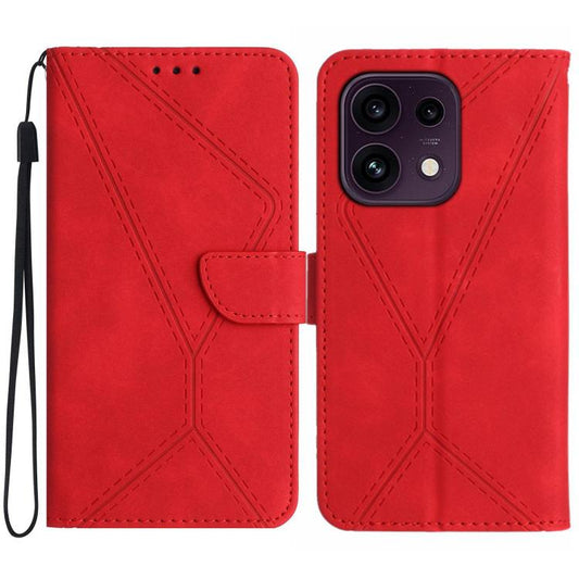 Stitching Embossed Leather Phone Case, For OPPO Reno16 F / Reno16 FS 5G, For OPPO Reno16 / Reno16 Pro 5G Global, For OPPO A6 5G Global / A6x 5G, For OPPO Reno15 F 5G Global, For OPPO Reno15 Pro Max 5G Global, For OPPO Reno15 Pro 5G Global              ...
