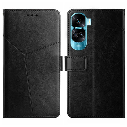 Y-shaped Pattern Flip Leather Phone Case, For Honor X9b, For Honor X6A, For Honor 90 Lite, For Honor 90