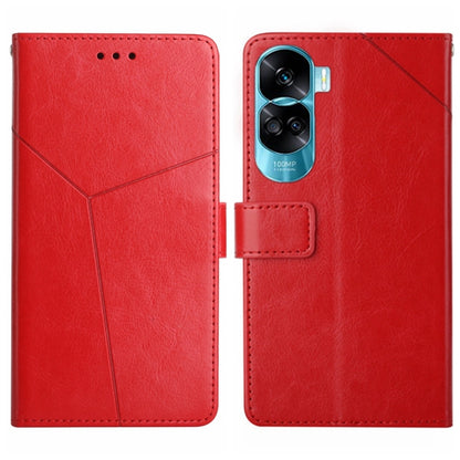 Y-shaped Pattern Flip Leather Phone Case, For Honor X9b, For Honor X6A, For Honor 90 Lite, For Honor 90