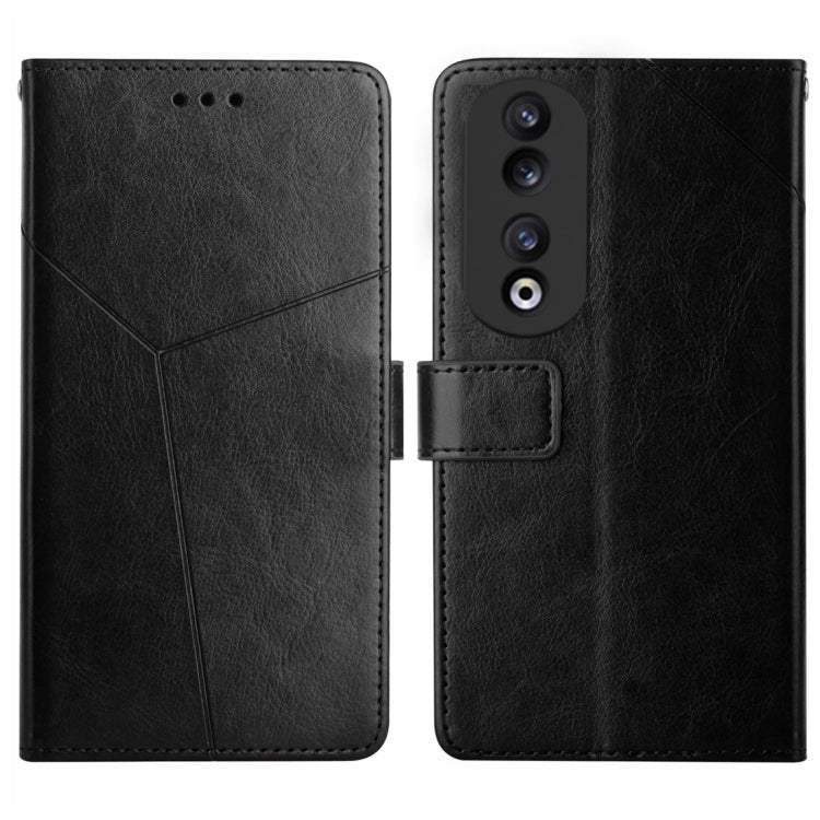 Y-shaped Pattern Flip Leather Phone Case, For Honor X9b, For Honor X6A, For Honor 90 Lite, For Honor 90
