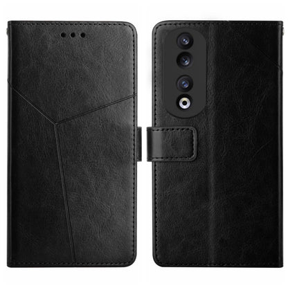 Y-shaped Pattern Flip Leather Phone Case, For Honor X9b, For Honor X6A, For Honor 90 Lite, For Honor 90