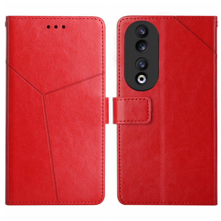 Y-shaped Pattern Flip Leather Phone Case, For Honor X9b, For Honor X6A, For Honor 90 Lite, For Honor 90
