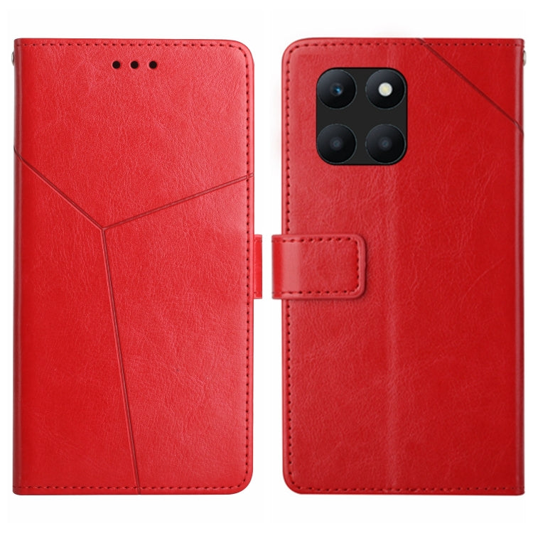 Y-shaped Pattern Flip Leather Phone Case, For Honor X9b, For Honor X6A, For Honor 90 Lite, For Honor 90