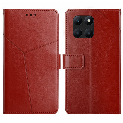 Y-shaped Pattern Flip Leather Phone Case, For Honor X9b, For Honor X6A, For Honor 90 Lite, For Honor 90