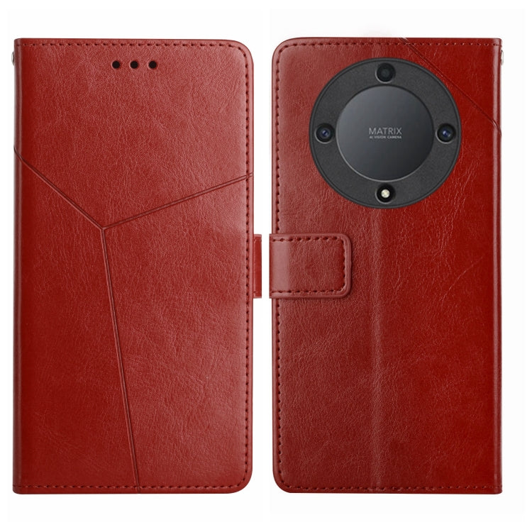 Y-shaped Pattern Flip Leather Phone Case, For Honor X9b, For Honor X6A, For Honor 90 Lite, For Honor 90
