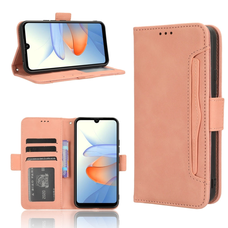 Skin Feel Calf Texture Card Slots Leather Phone Case, For ZTE Blade L220