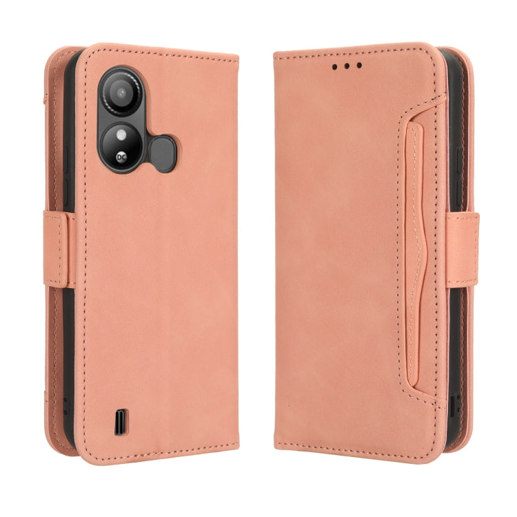 Skin Feel Calf Texture Card Slots Leather Phone Case, For ZTE Blade L220