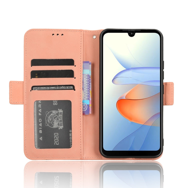 Skin Feel Calf Texture Card Slots Leather Phone Case, For ZTE Blade L220