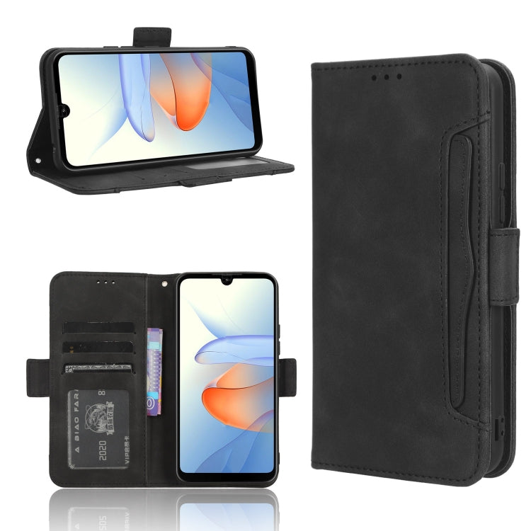 Skin Feel Calf Texture Card Slots Leather Phone Case, For ZTE Blade L220