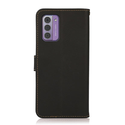 KHAZNEH Custer Genuine Leather RFID Phone Case, For Nokia G42