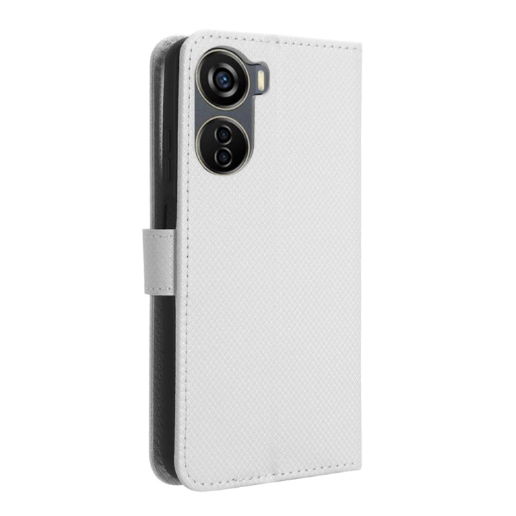 Diamond Texture Leather Phone Case, For ZTE Axon 40 Lite