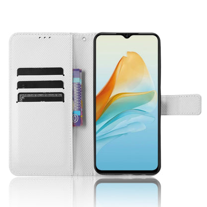 Diamond Texture Leather Phone Case, For ZTE Axon 40 Lite