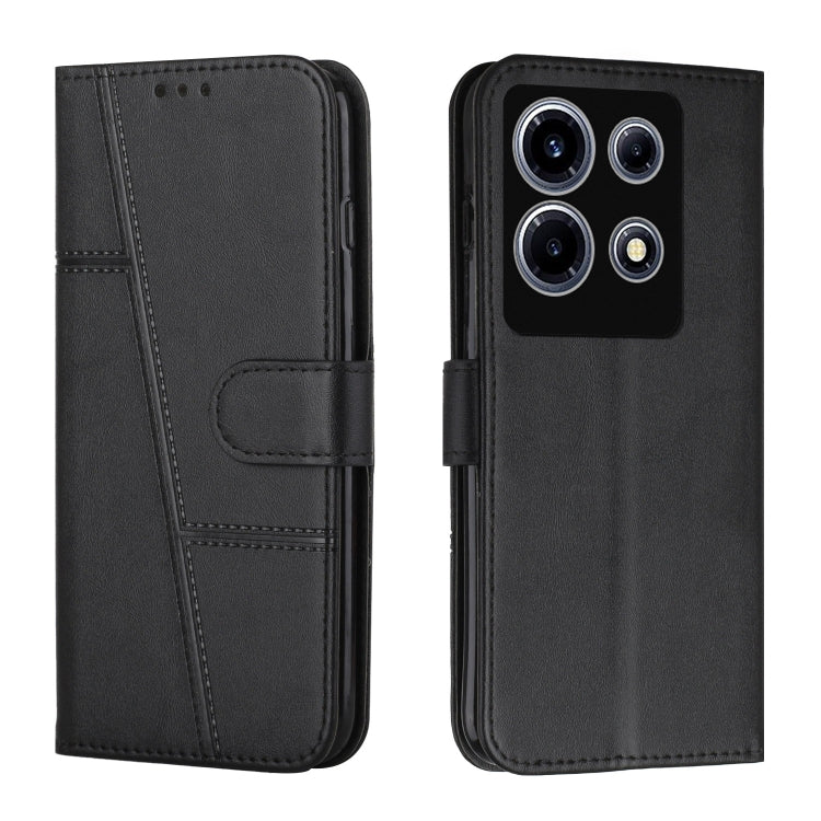 Stitching Calf Texture Buckle Leather Phone Case, For Infinix Smart 8, For Infinix Note 30 VIP