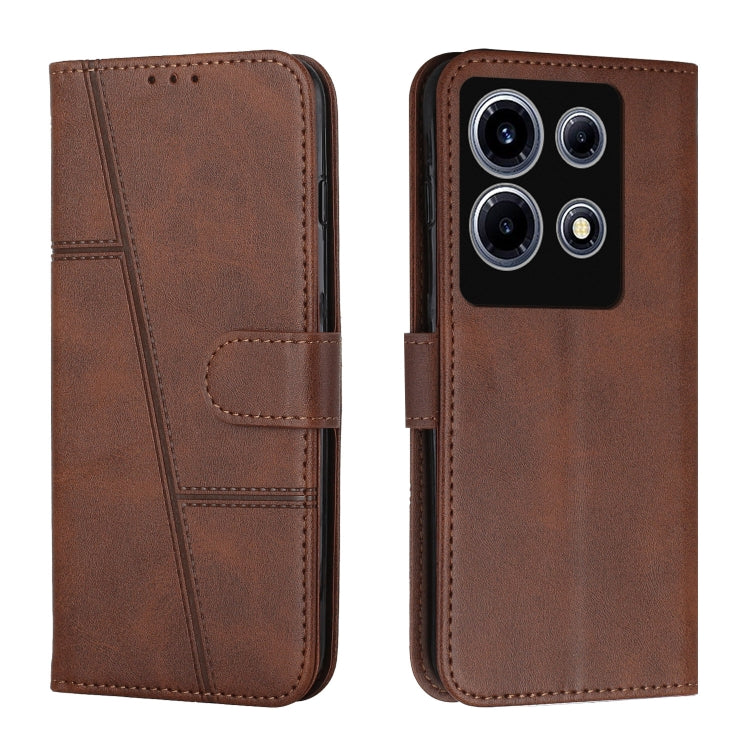 Stitching Calf Texture Buckle Leather Phone Case, For Infinix Smart 8, For Infinix Note 30 VIP