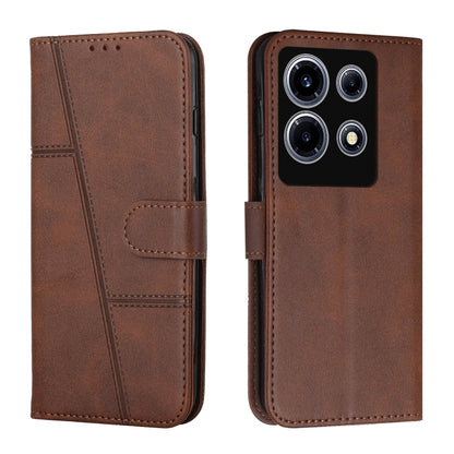 Stitching Calf Texture Buckle Leather Phone Case, For Infinix Smart 8, For Infinix Note 30 VIP