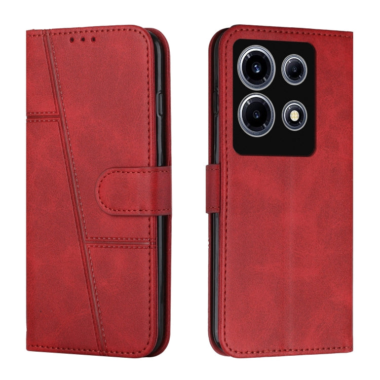 Stitching Calf Texture Buckle Leather Phone Case, For Infinix Smart 8, For Infinix Note 30 VIP