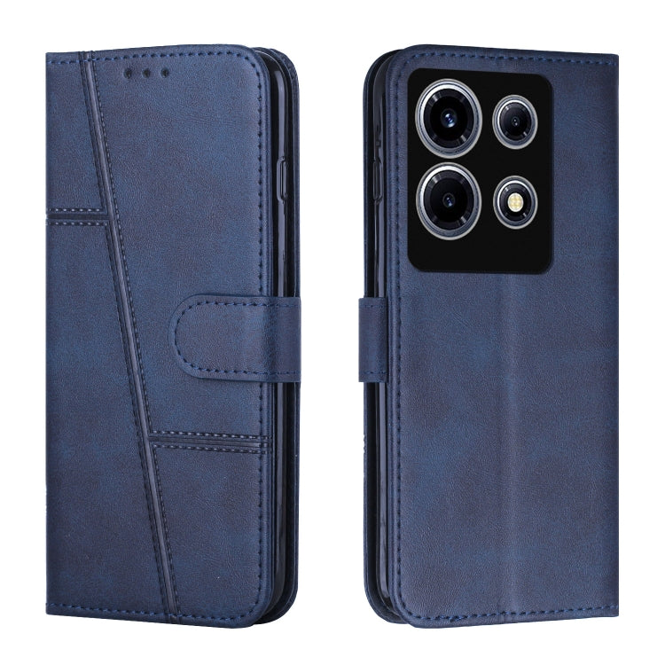Stitching Calf Texture Buckle Leather Phone Case, For Infinix Smart 8, For Infinix Note 30 VIP