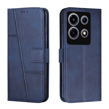 Stitching Calf Texture Buckle Leather Phone Case, For Infinix Smart 8, For Infinix Note 30 VIP