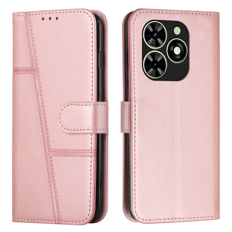 Stitching Calf Texture Buckle Leather Phone Case, For Infinix Smart 8, For Infinix Note 30 VIP