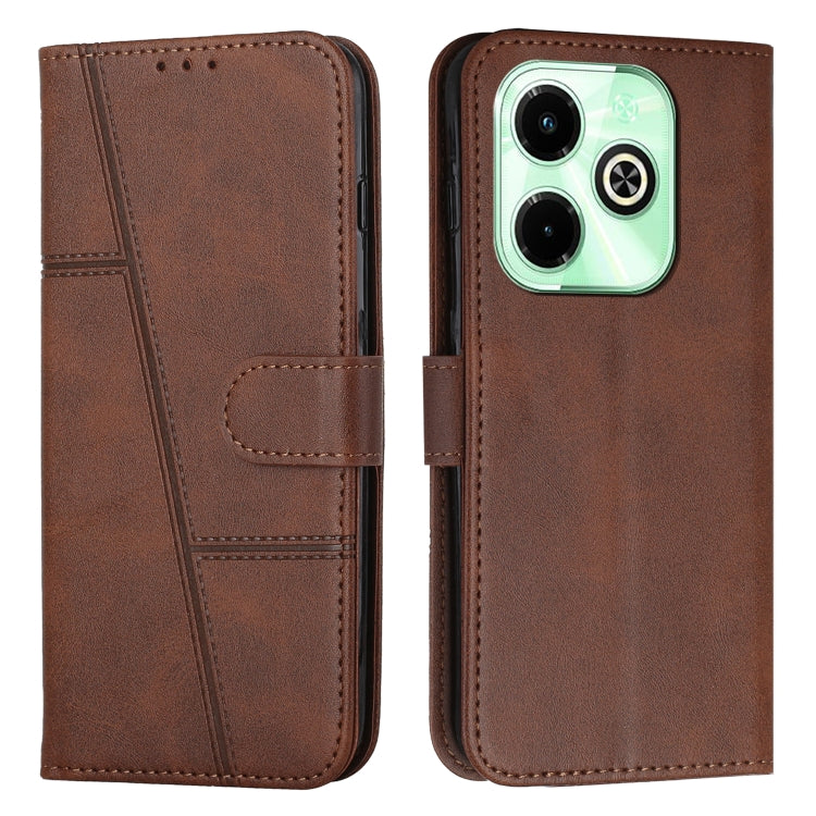 Stitching Calf Texture Buckle Leather Phone Case, For Infinix Hot 70 Pro 5G, For Infinix Hot 70 5G, For Infinix Note Edge 5G, For Infinix Smart 20 4G, For Infinix Note 60 / 60 Pro 5G, For Infinix Hot 60 4G / Hot 60i 4G, For Infinix Hot 60 Pro+ 4G      ...