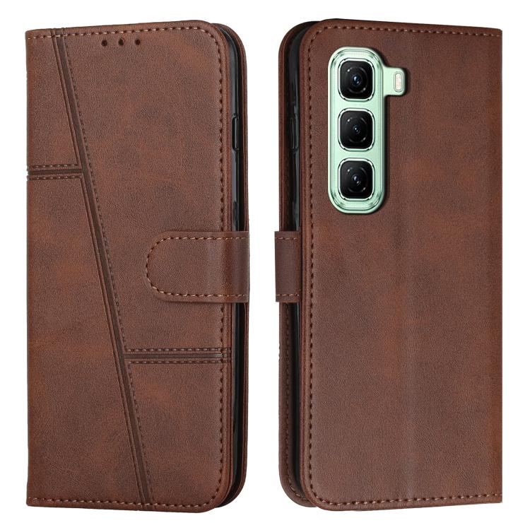 Stitching Calf Texture Buckle Leather Phone Case, For Infinix Hot 70 Pro 5G, For Infinix Hot 70 5G, For Infinix Note Edge 5G, For Infinix Smart 20 4G, For Infinix Note 60 / 60 Pro 5G, For Infinix Hot 60 4G / Hot 60i 4G, For Infinix Hot 60 Pro+ 4G      ...