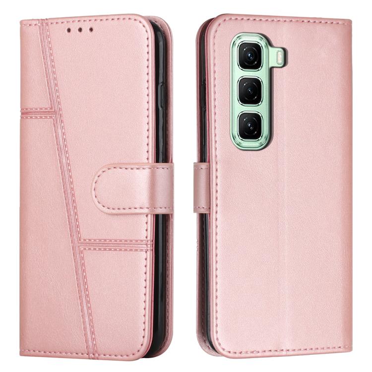 Stitching Calf Texture Buckle Leather Phone Case, For Infinix Hot 70 Pro 5G, For Infinix Hot 70 5G, For Infinix Note Edge 5G, For Infinix Smart 20 4G, For Infinix Note 60 / 60 Pro 5G, For Infinix Hot 60 4G / Hot 60i 4G, For Infinix Hot 60 Pro+ 4G      ...