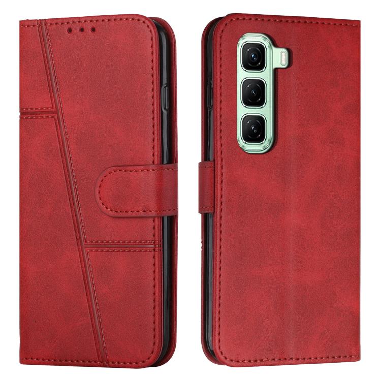Stitching Calf Texture Buckle Leather Phone Case, For Infinix Hot 70 Pro 5G, For Infinix Hot 70 5G, For Infinix Note Edge 5G, For Infinix Smart 20 4G, For Infinix Note 60 / 60 Pro 5G, For Infinix Hot 60 4G / Hot 60i 4G, For Infinix Hot 60 Pro+ 4G      ...
