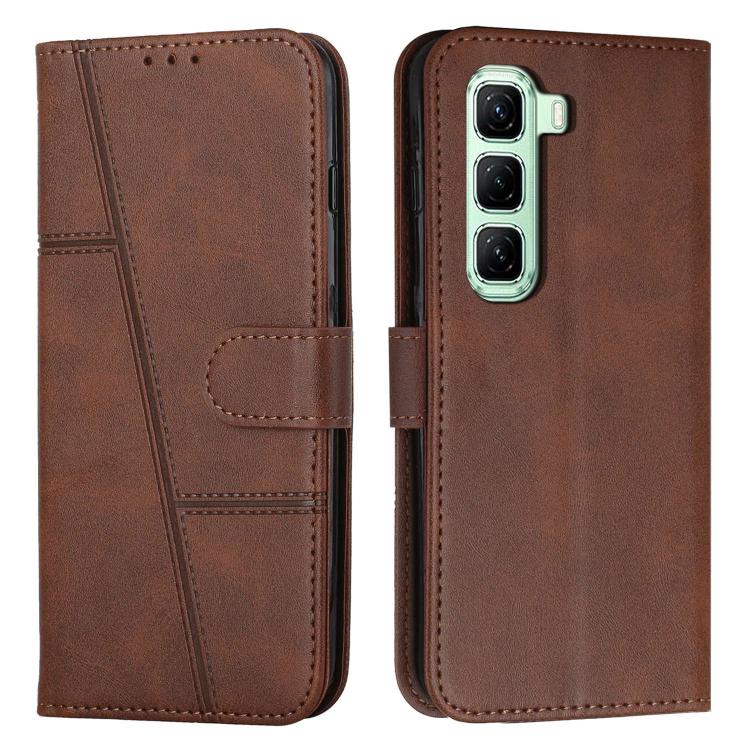 Stitching Calf Texture Buckle Leather Phone Case, For Infinix Hot 70 Pro 5G, For Infinix Hot 70 5G, For Infinix Note Edge 5G, For Infinix Smart 20 4G, For Infinix Note 60 / 60 Pro 5G, For Infinix Hot 60 4G / Hot 60i 4G, For Infinix Hot 60 Pro+ 4G      ...