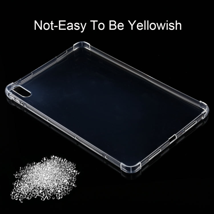 Transparent anti-yellowing TPU case with sturdy edge frame and corners