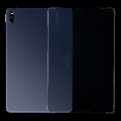 Transparent TPU case with slim edges and camera opening for tablet