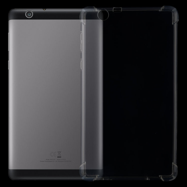 Transparent TPU case with raised corner protection and precise port cutouts