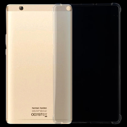 Clear TPU tablet case with transparent back sleeve and camera cutout