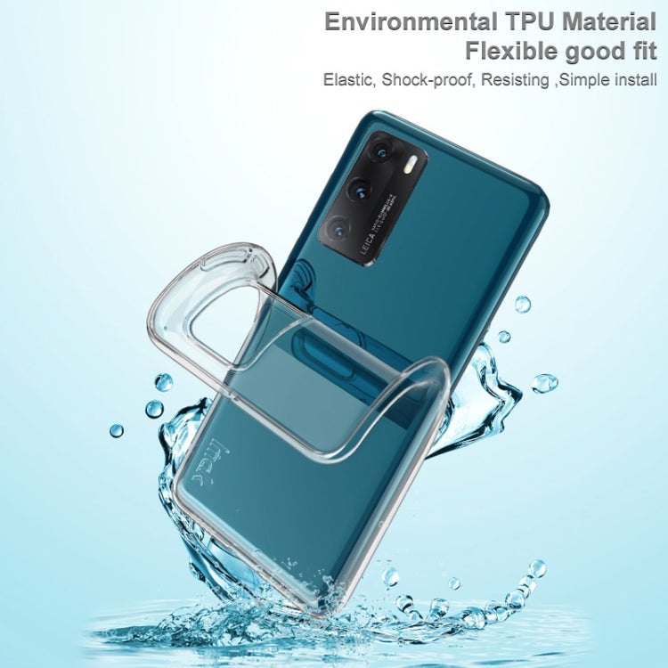 Transparent TPU phone case showing flexible fit and reinforced corner protection