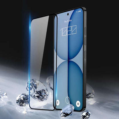 Tempered glass screen protector film set (10 pcs), full-screen fit on phone display