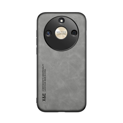 Skin Feel Magnetic Leather Back Phone Case, For Honor X50