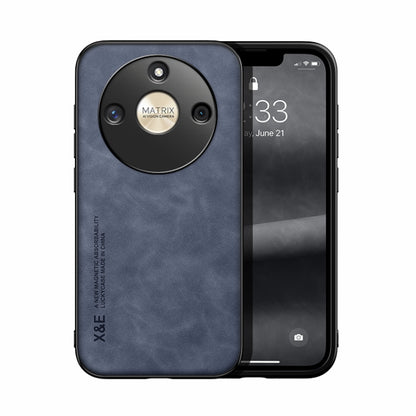Skin Feel Magnetic Leather Back Phone Case, For Honor X50