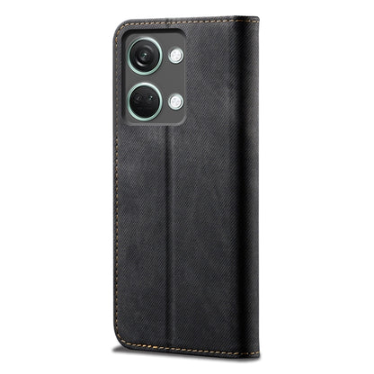 Denim Texture Flip Leather Phone Case, For OnePlus Ace 2V / Nord 3