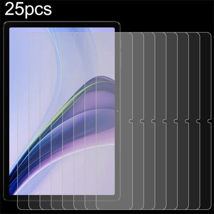 Clear tablet screen protector films, stacked set of 25 for touch screen