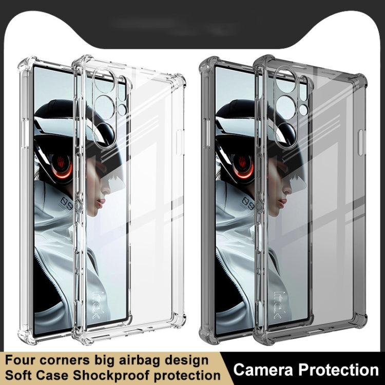 Transparent and transparent black TPU phone cases with shockproof corner protection