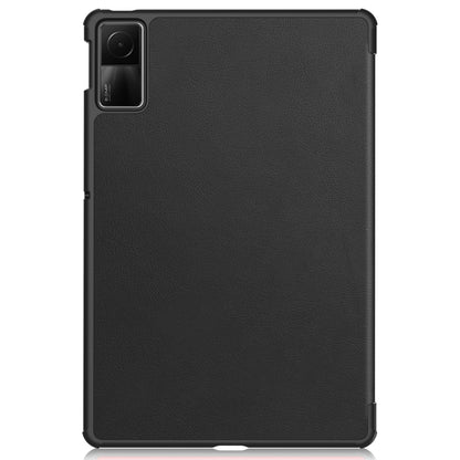 Custer Pure Color 3-Fold Holder Leather Tablet Case, For Xiaomi Redmi Pad SE