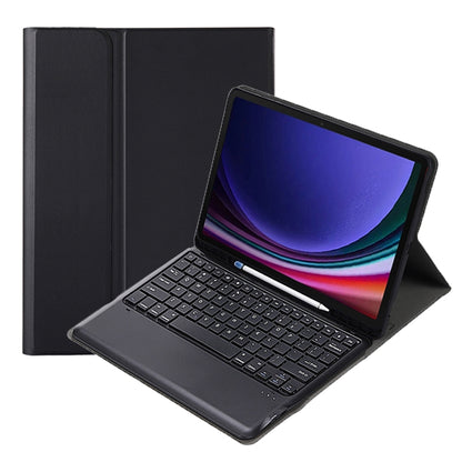 A810B Pen Slot Detachable Bluetooth Keyboard Leather Tablet Case, For Samsung Galaxy Tab S10+, For Samsung Galaxy Tab S9+ / S9 FE+