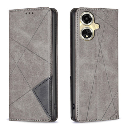 Prismatic Invisible Magnetic Leather Phone Case, For OPPO A59 5G