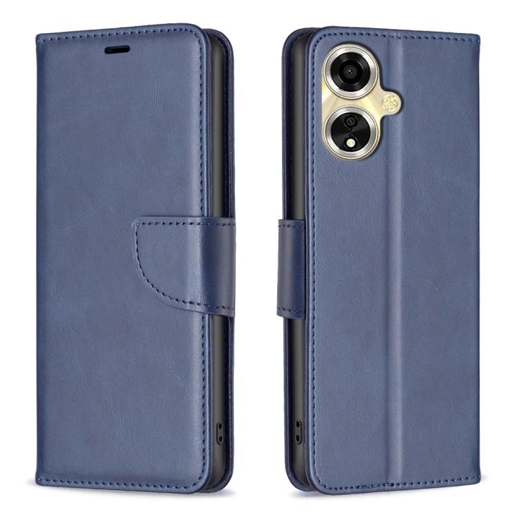 Lambskin Texture Leather Phone Case, For OPPO A59 5G