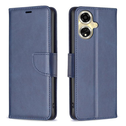 Lambskin Texture Leather Phone Case, For OPPO A59 5G